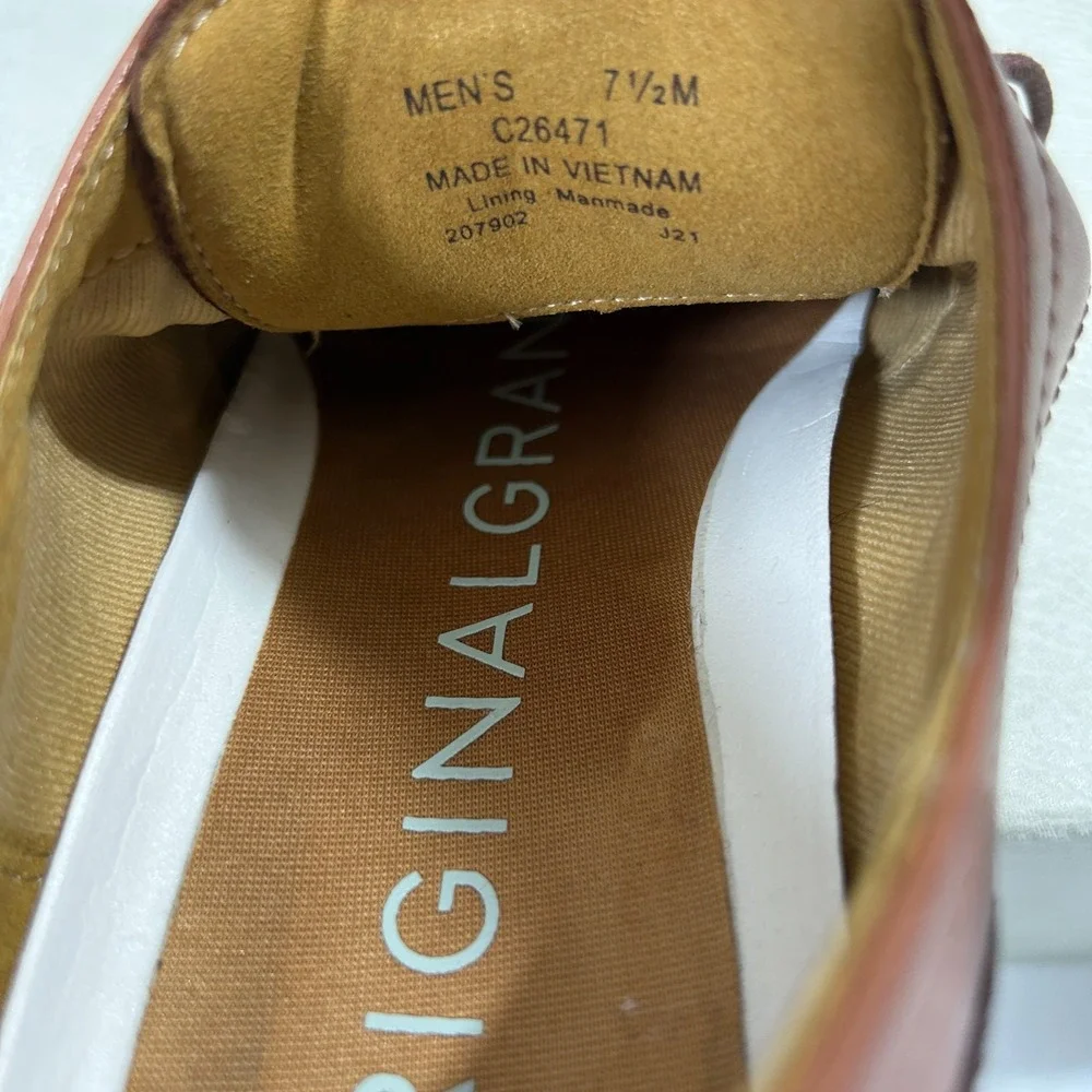 Cole‎ Haan Go-to Wing Oxford Men's Shoes Size US 7.5M Color British Tan